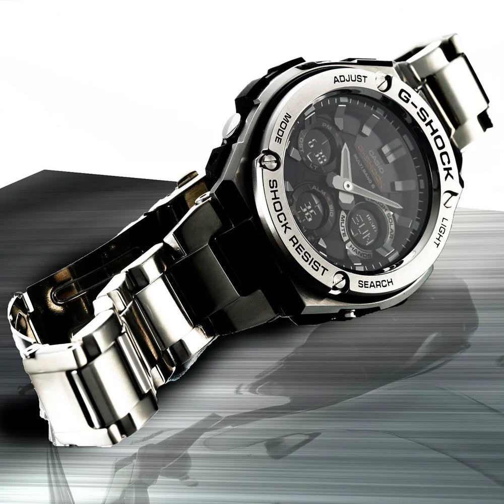 Casio G-Shock Gst-S110d-1adr - Sporty Elegance Men's Timepiece For All Adventures by i-watch