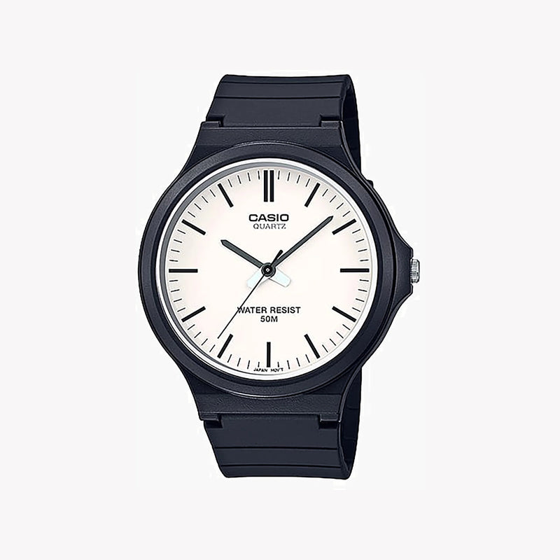 Casio Men's Resin Black Watch, Minimalist Design | Mw-240-7evdf by i-watch