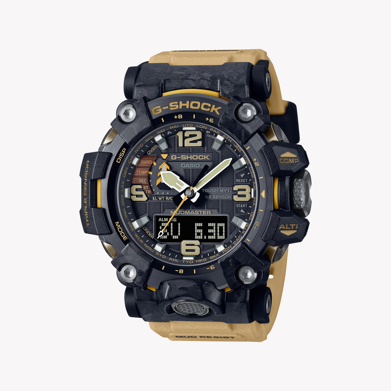 Casio G-Shock Gwg-2000-1a5dr - Unstoppable Resilience Men's Watch With Black Case & Beige Band by i-watch