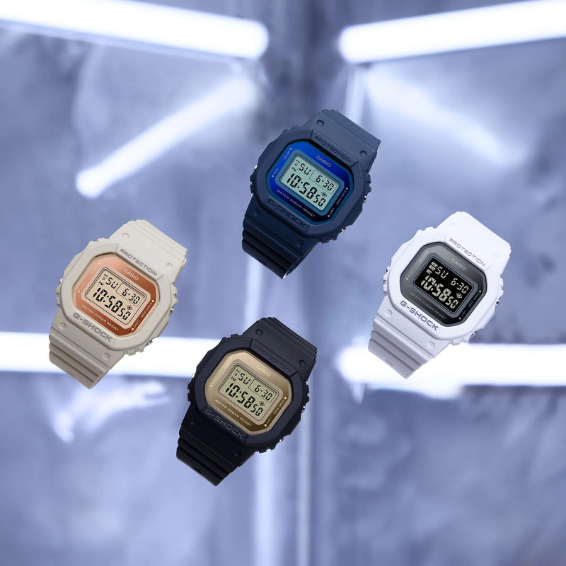 G-Shock Unisex White Resin Watch, Sporty Style | Gmd-S5600-7dr by i-watch