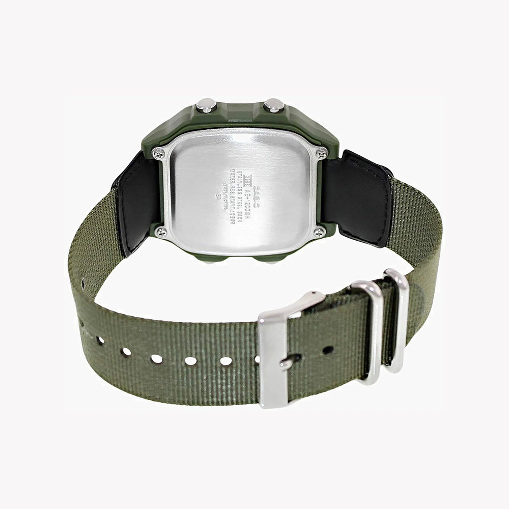 Casio Men's Resin Watch, Green Strap | Ae-1200whb-3bvdf by i-watch