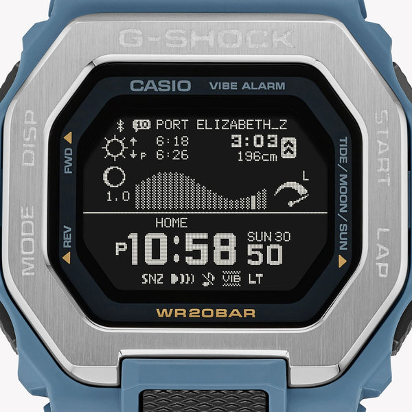 Casio Men's Blue Resin Watch, Digital | Gbx-100-2aer by i-watch