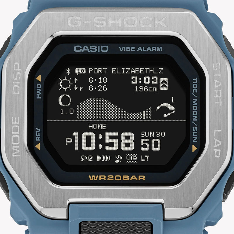 Casio Men's Blue Resin Watch, Digital | Gbx-100-2aer by i-watch