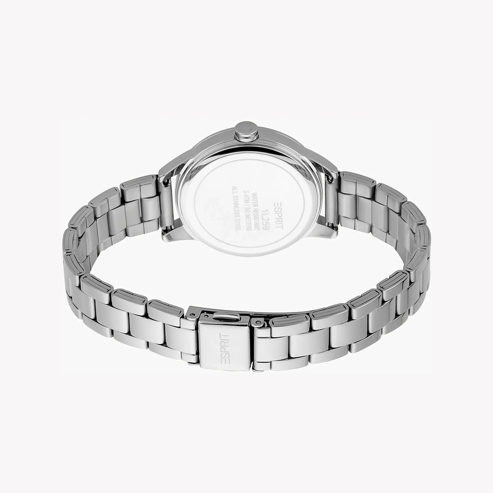 Esprit Women's Silver Stainless Steel Watch, Silver Dial | ES1L259M4045 by i-watch