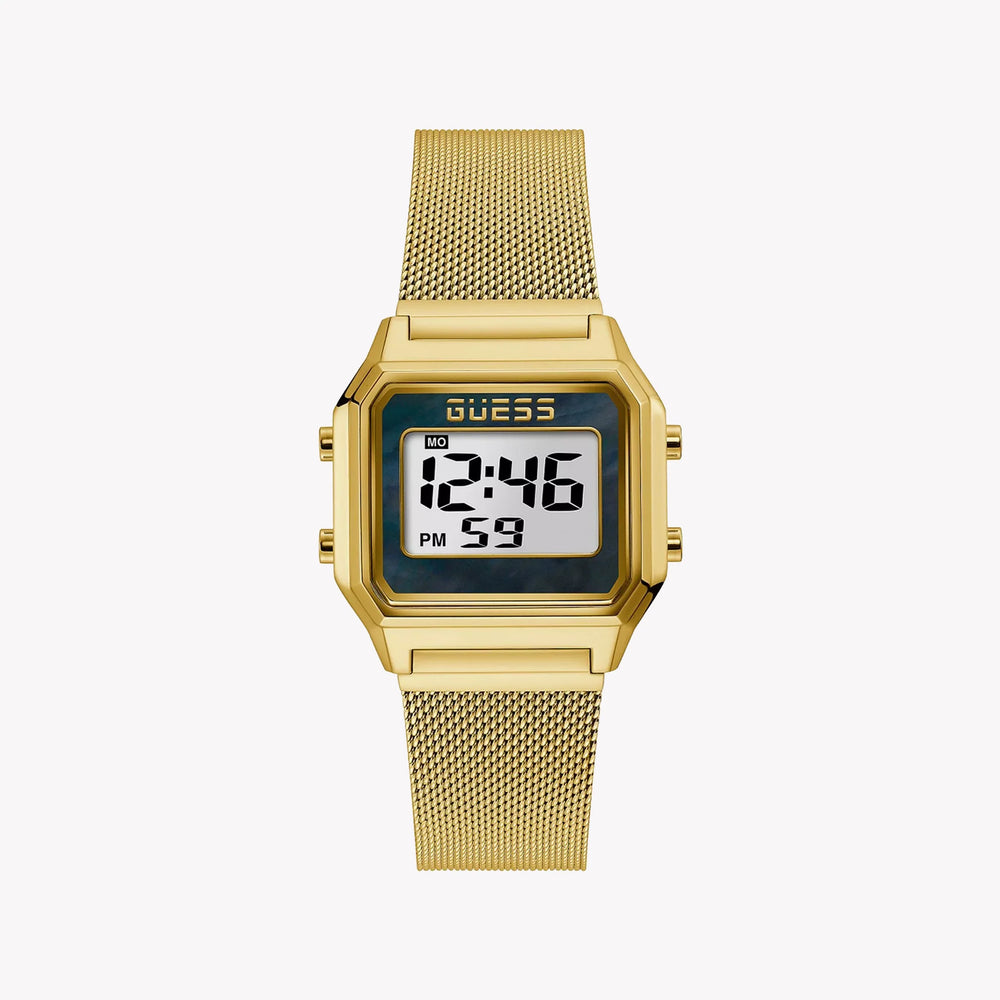 Guess Women's Gold Stainless Steel Watch, Digital Dial | Gw0343l2 by i-watch