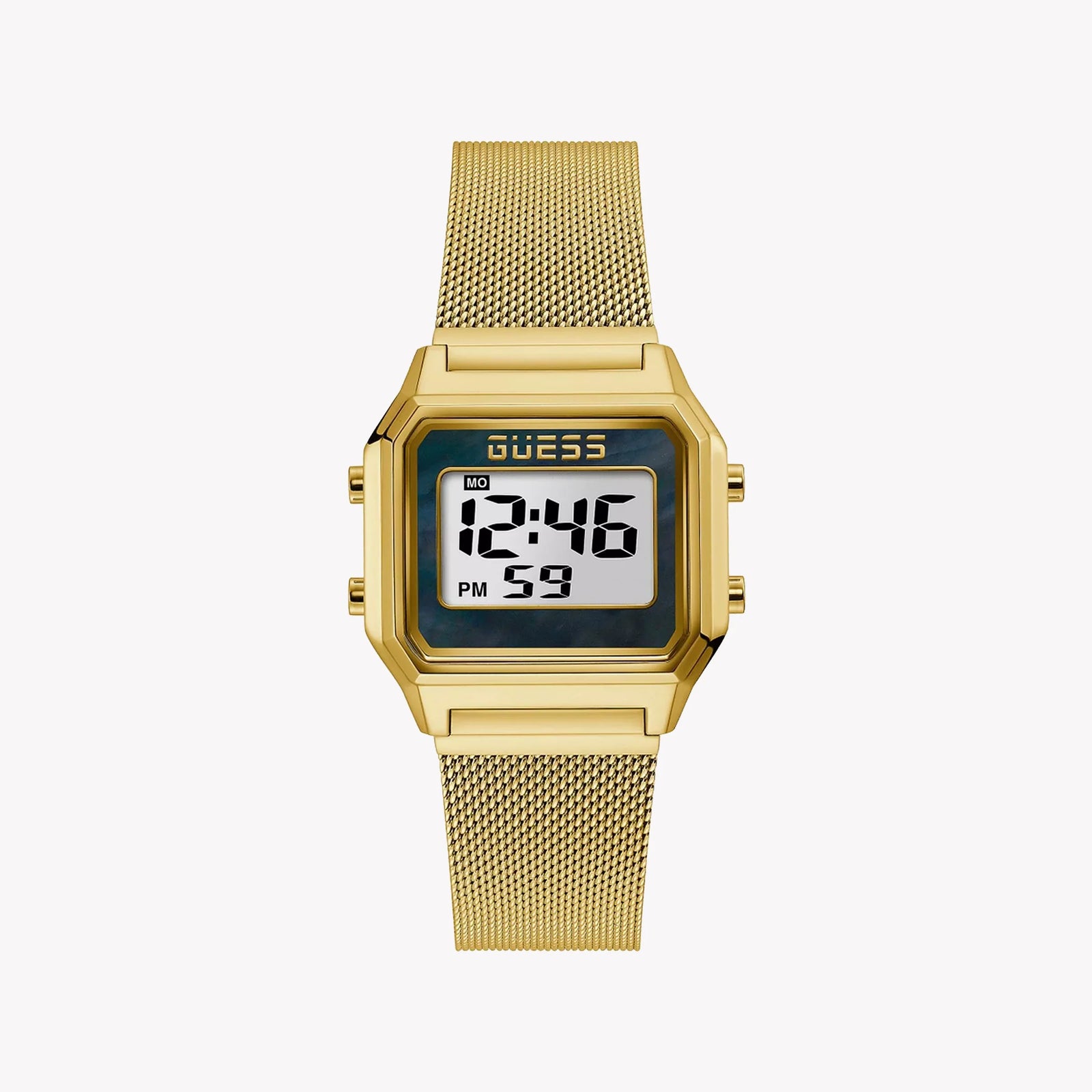 Guess Women's Gold Stainless Steel Watch, Digital Dial | Gw0343l2 by i-watch