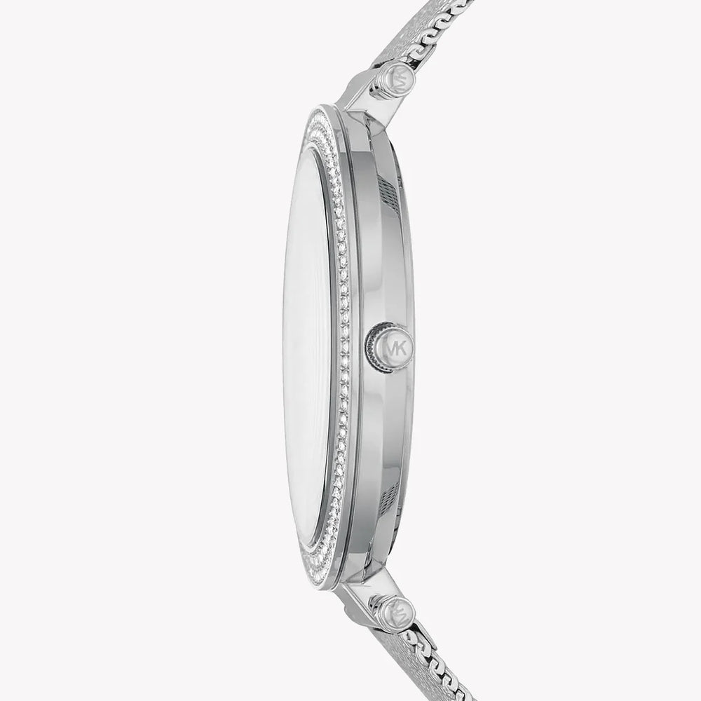 Michael Kors Women's Silver Stainless Steel, Pink Dial | Mk4518 by i-watch