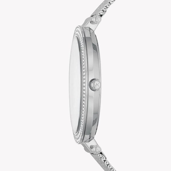 Michael Kors Women's Silver Stainless Steel, Pink Dial | Mk4518 by i-watch