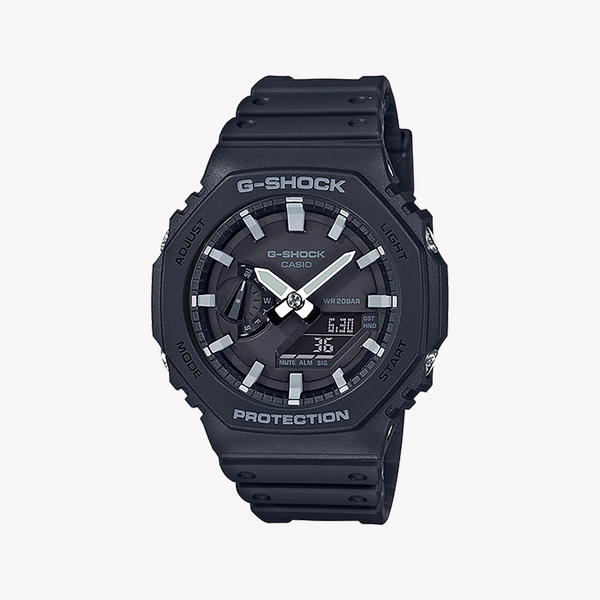 G-Shock Men's Black Resin Watch, Digital Dial | Ga-2100-1adr by i-watch