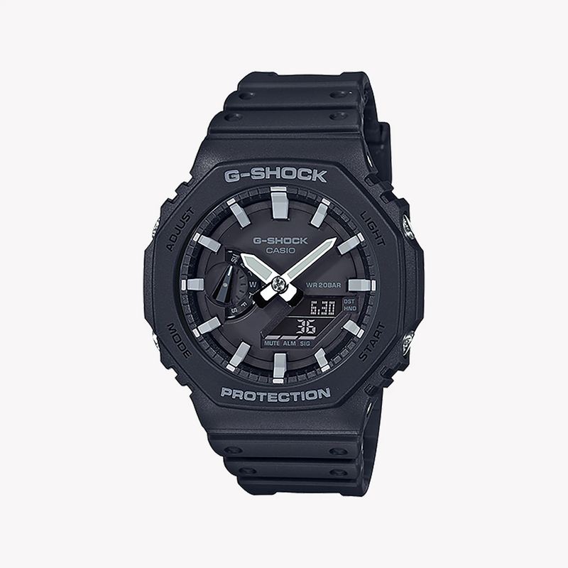 G-Shock Men's Black Resin Watch, Digital Dial | Ga-2100-1adr by i-watch