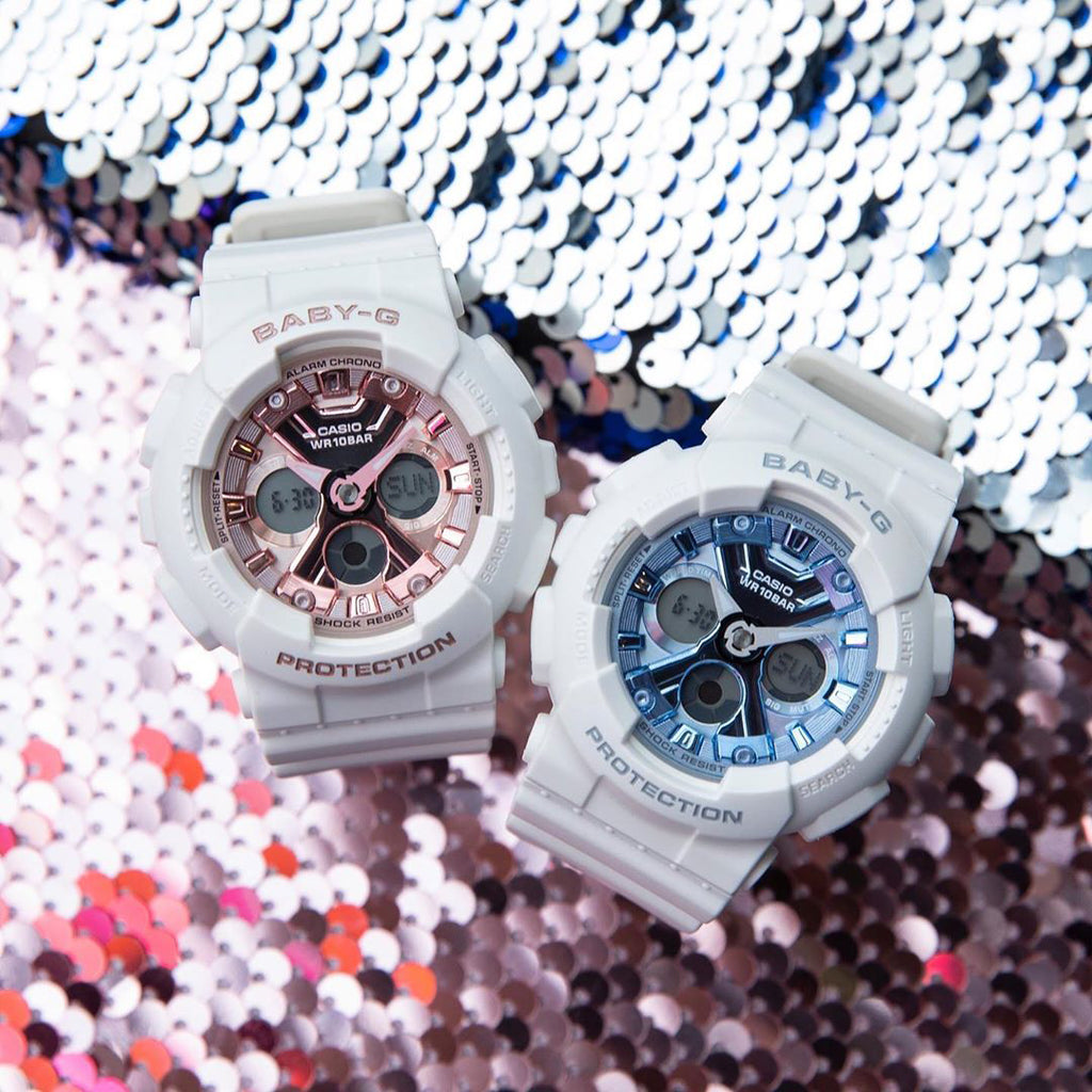 BA-130-7A1DR BABY-G TIMELESS ADVENTURE - BOLD WHITE & VIBRANT DIAL WOMEN'S WATCH-i-Watch-4