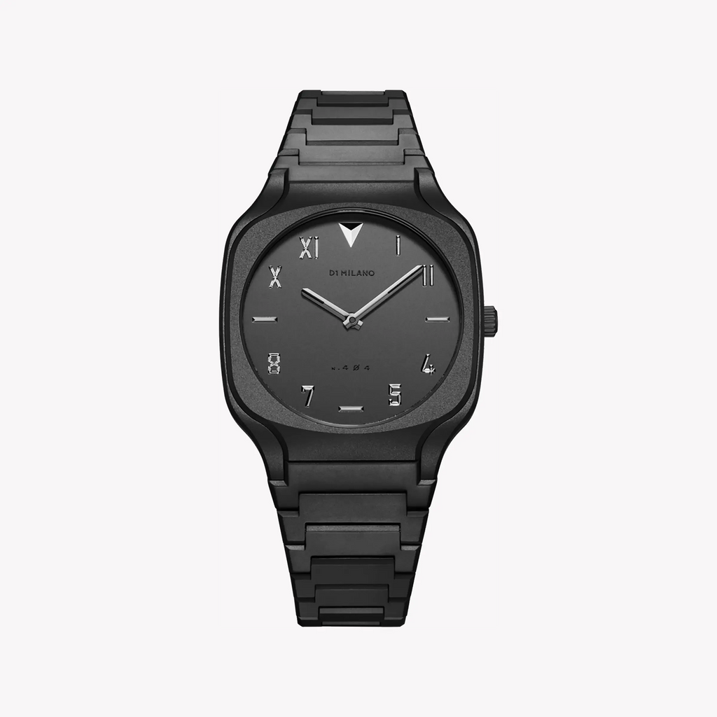 D1 MILANO D1-SQBJ08 Unisex Black Stainless Steel Watch-i-Watch