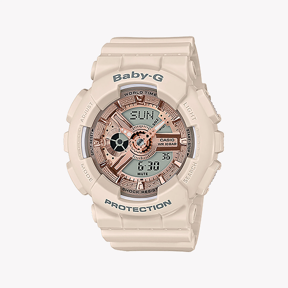 Baby-G Adventure Series - Elegant White Resin Women's Watch With Digital Display by i-watch