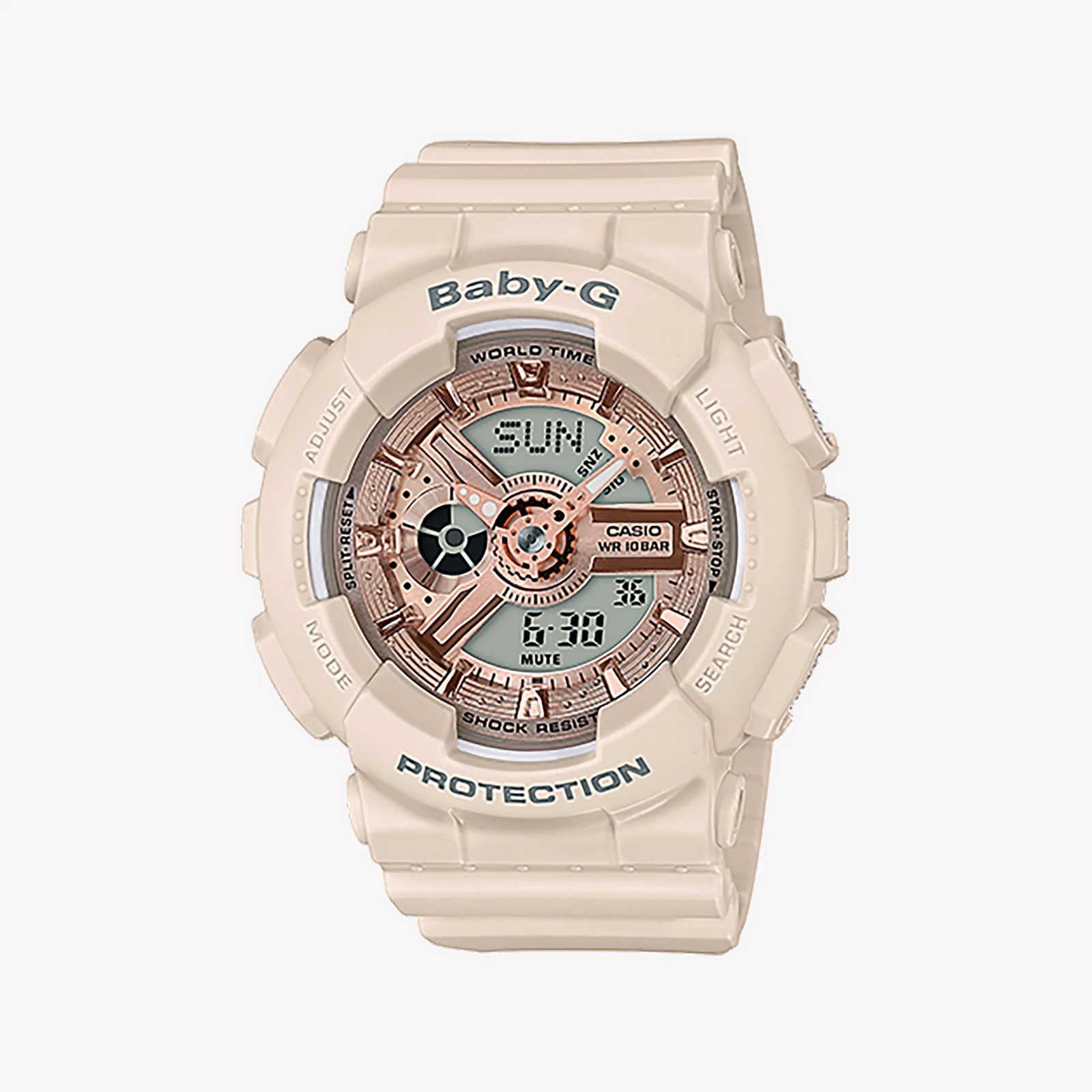Baby-G Adventure Series - Elegant White Resin Women's Watch With Digital Display by i-watch