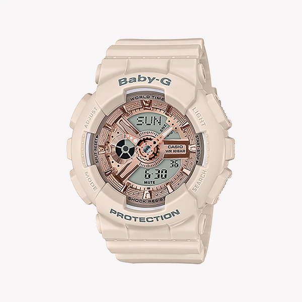 Baby-G Adventure Series - Elegant White Resin Women's Watch With Digital Display by i-watch