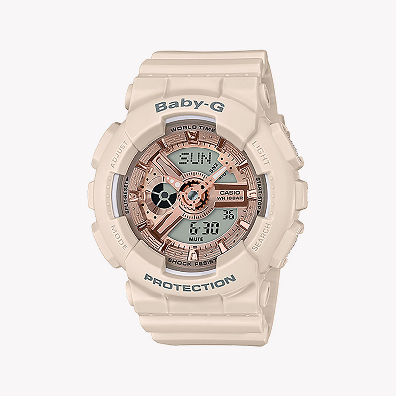 Baby-G Adventure Series - Elegant White Resin Women's Watch With Digital Display by i-watch