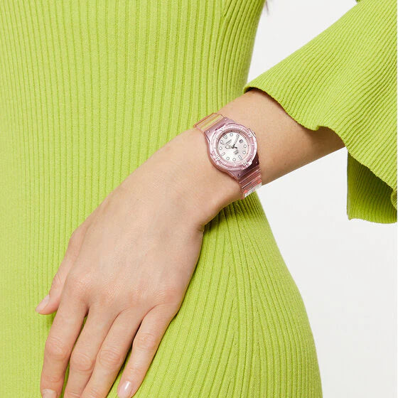 Casio Women's Pink Rubber Watch, Synthetic Case | Lrw-200hs-4evef by i-watch