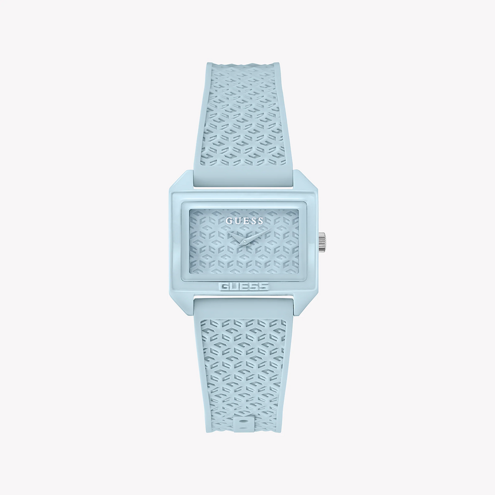 Guess Women's Turquoise Biobased Nylon Watch, Turquoise Dial | Gw0677l3 by i-watch