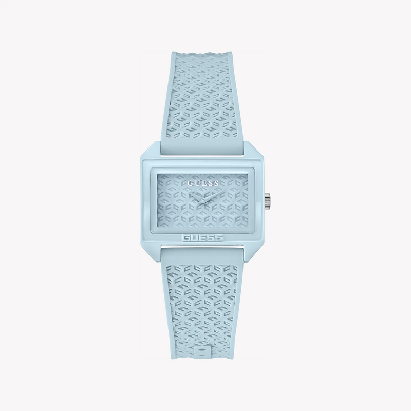 Guess Women's Turquoise Biobased Nylon Watch, Turquoise Dial | Gw0677l3 by i-watch