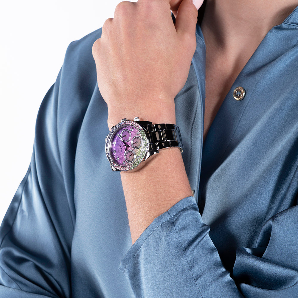 GUESS GW0483L1 VIBRANT ELEGANCE - WOMEN'S MULTICOLOR STAINLESS STEEL WATCH-i-Watch-4