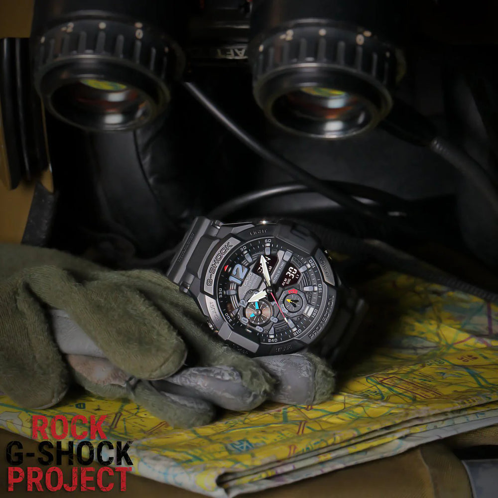 Casio G-Shock Ga1100-1a1 Adventure Ready - Men's Black Resin Watch With Digital Compass & Thermometer by i-watch
