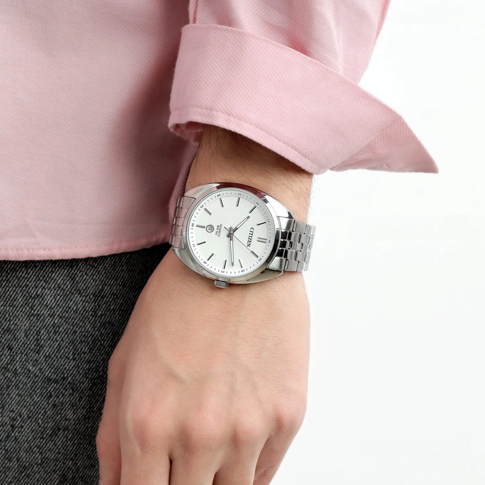 Citizen Men's Stainless Steel Watch, Silver Dial | Bi5090-50a by i-watch