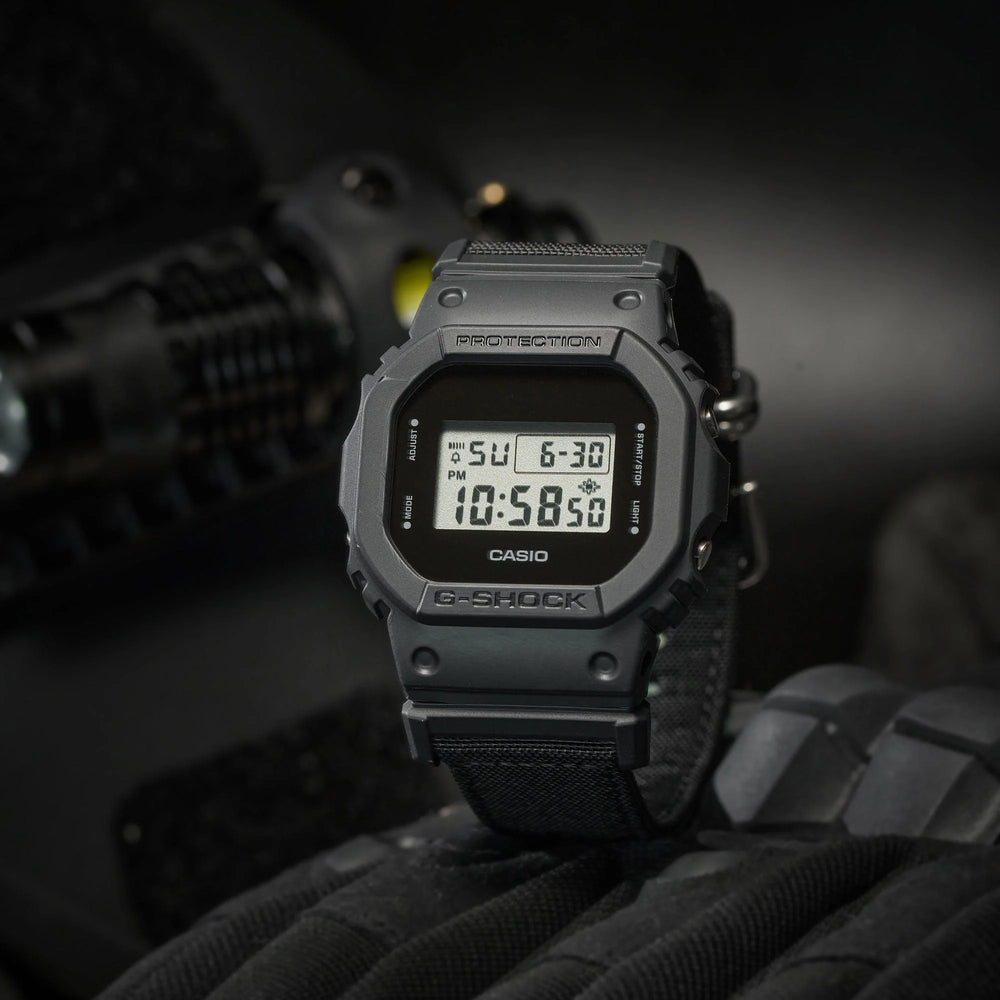 Casio G-Shock Dw-5600bce-1dr - Rugged Black Adventure Timepiece For Men by i-watch