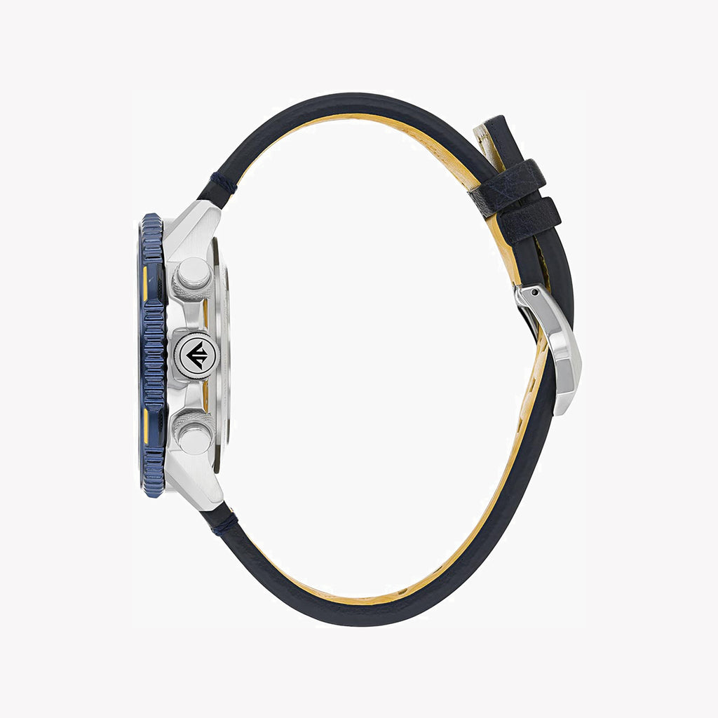 CITIZEN JY8078-01L ELEGANT POWER - MENS ECO-DRIVE CHRONOGRAPH WATCH WITH BLUE LEATHER BAND-i-Watch-3