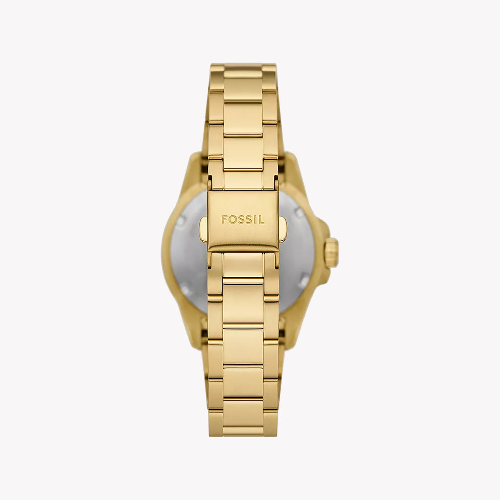 FOSSIL Women's Watch with Gold Stainless Steel Case and Gold Stainless Steel Band-i-Watch-3