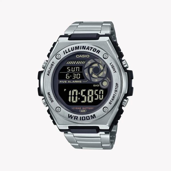 Casio Mwd-100hd-1bvdf - Sleek Steel Adventurer Men's Watch With Multi-Functionality by i-watch