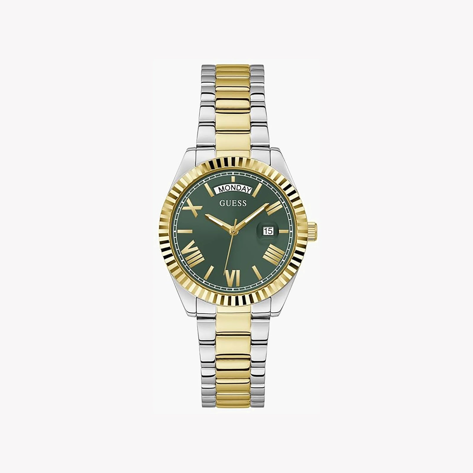 Bold Charm Women's Green Dial, Gold/Silver Case | Gw0308l5 by i-watch
