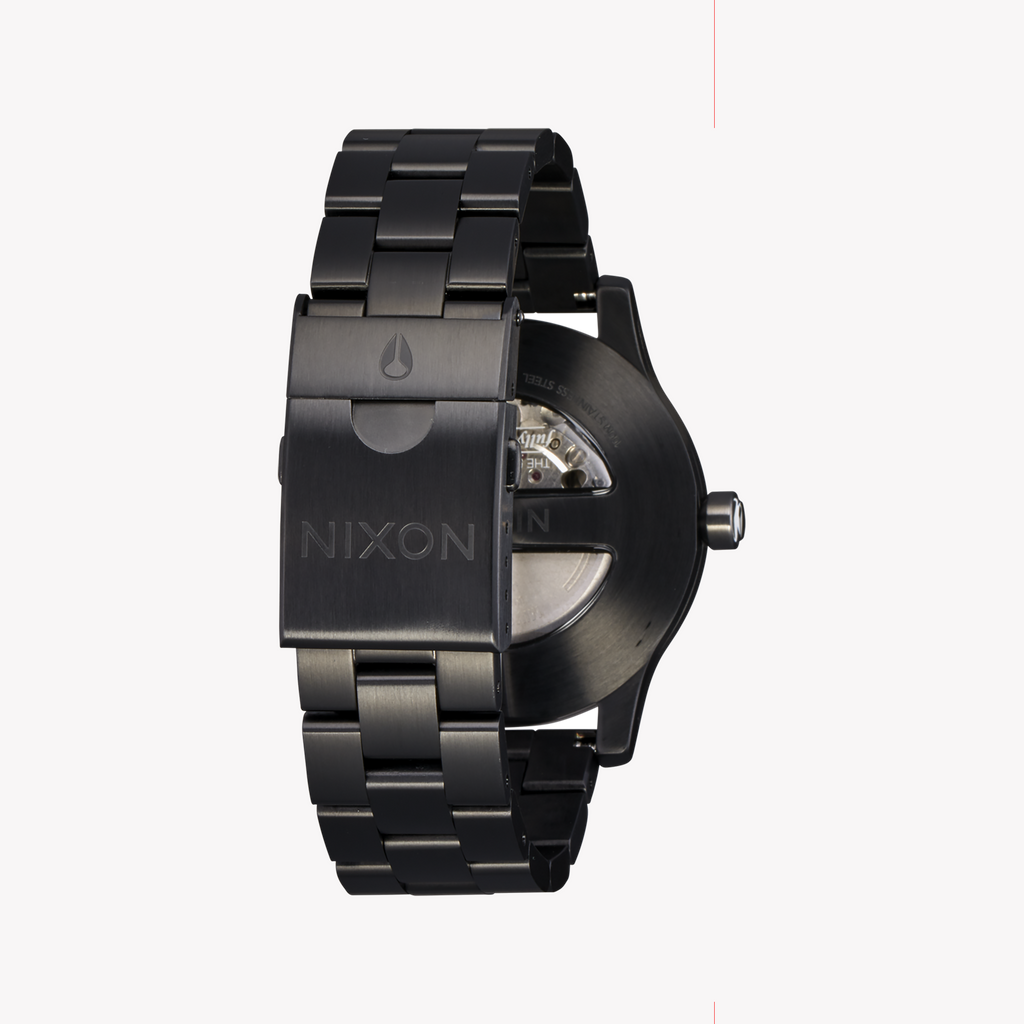 NIXON A1294-1420 BOLD ADVENTURE - STYLISH GREY STAINLESS STEEL MEN'S WATCH with BLACK DIAL-i-Watch-3