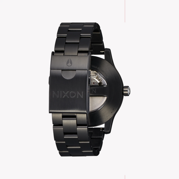 Nixon Men's Grey Stainless Steel Watch, Black Dial | A1294-1420 by i-watch