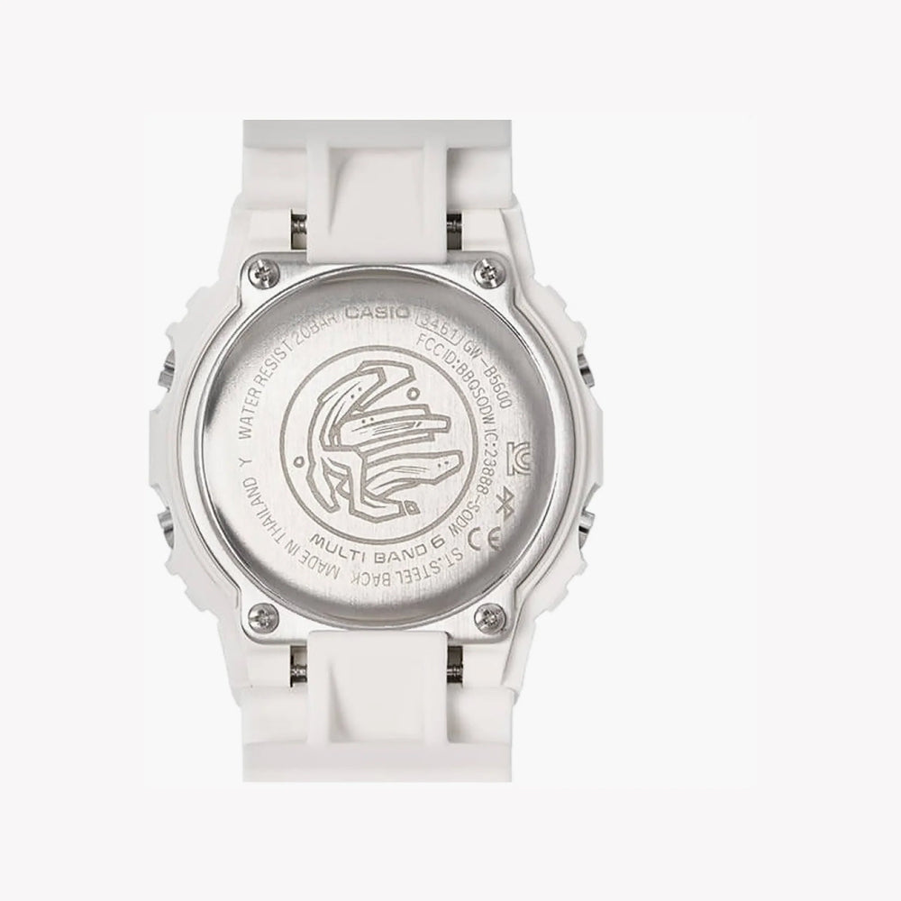 G-Shock Men's White Resin Watch, Digital Dial | Gw-B5600sgz-7dr by i-watch