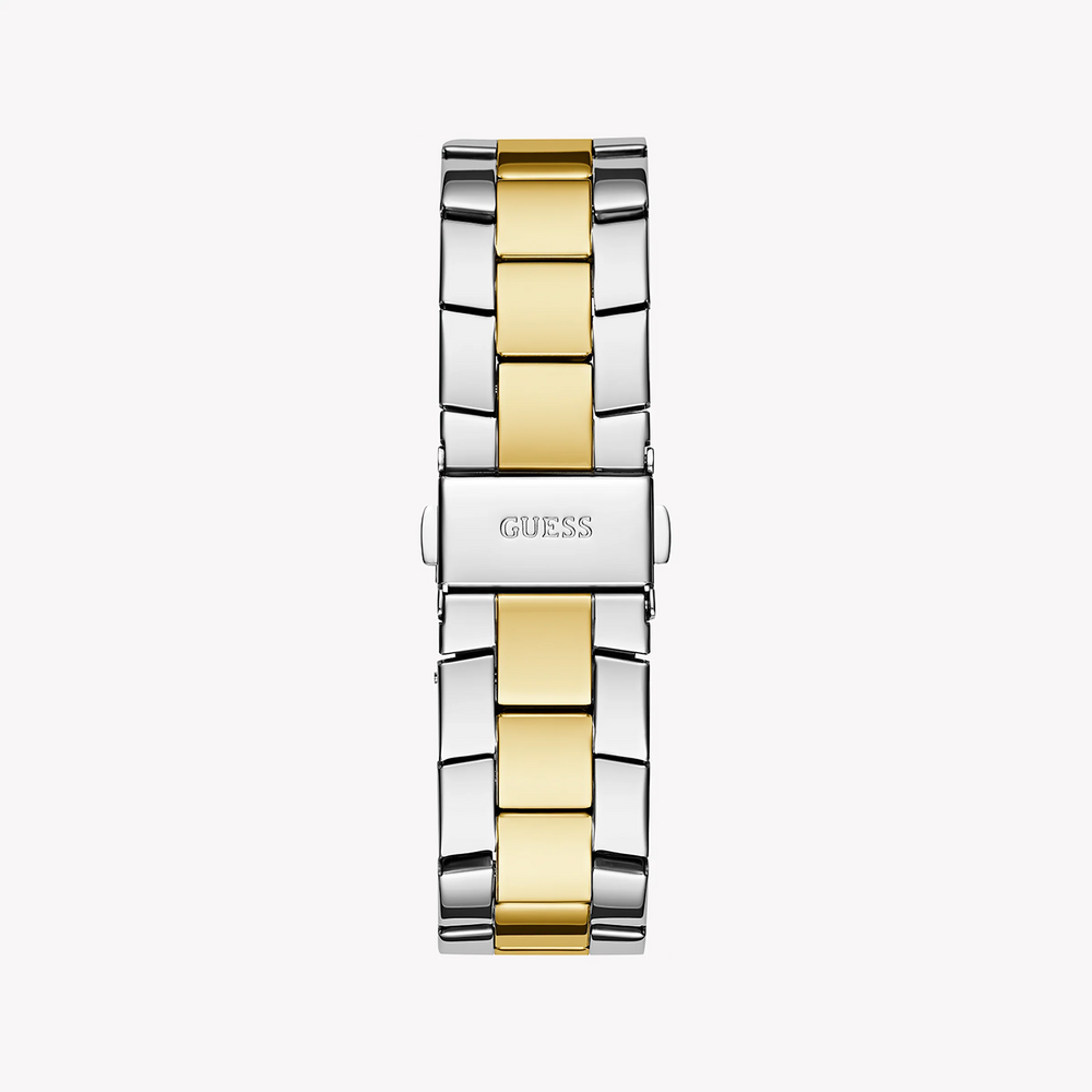 Guess Women's Gold/Silver Watch, White Dial | Gw0771l3 by i-watch