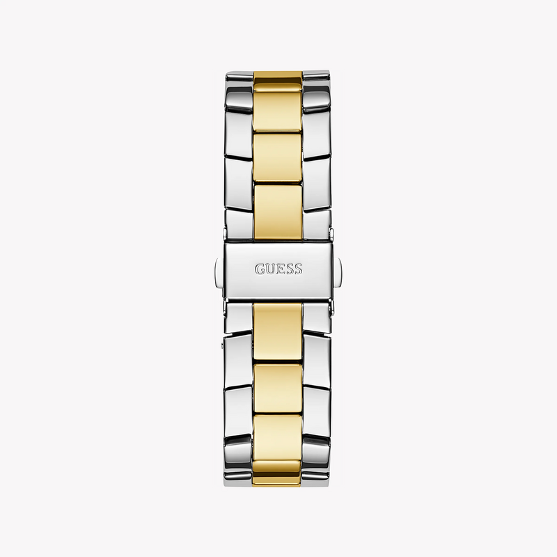 Guess Women's Gold/Silver Watch, White Dial | Gw0771l3 by i-watch