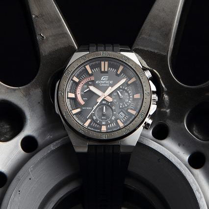 CASIO EDIFICE EFR-563PB-1AVUDF - SPORTY & STYLISH MEN'S WATCH WITH BLACK DIAL & RESIN BAND-i-Watch-2