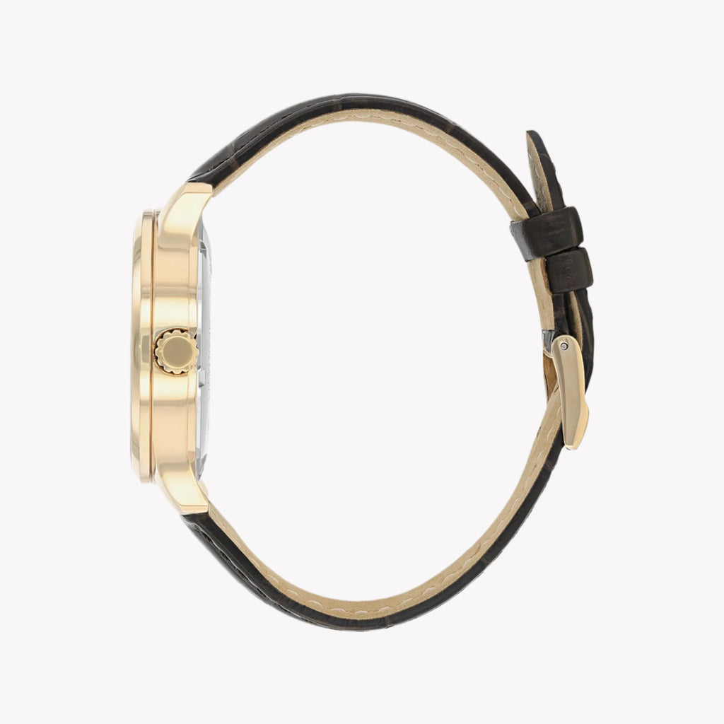 CITIZEN NH8353-00H - ELEGANT TIMEKEEPER FOR THE MODERN MAN with Brown Leather & Automatic Precision-i-Watch-3