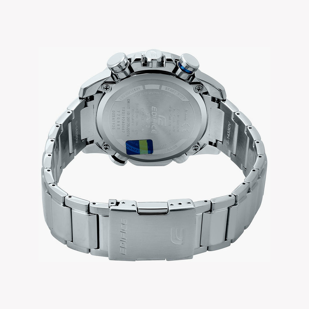 CASIO EDIFICE ECB-800D-1ADR - SPORTY ELEGANCE FOR THE MODERN ADVENTURER Men's Watch with stainless steel band and bold black dial-i-Watch-4