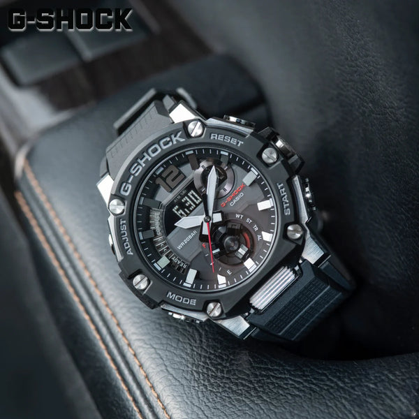 Casio G-Shock Gst-B300-1adr - Rugged Elegance For The Modern Adventurer Men's Watch With Stainless Steel Case And Black Dial by i-watch