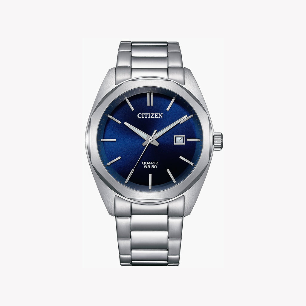 CITIZEN BI5110-54L - ELEGANTLY POWERED - MEN'S STAINLESS STEEL WATCH WITH BLUE DIAL