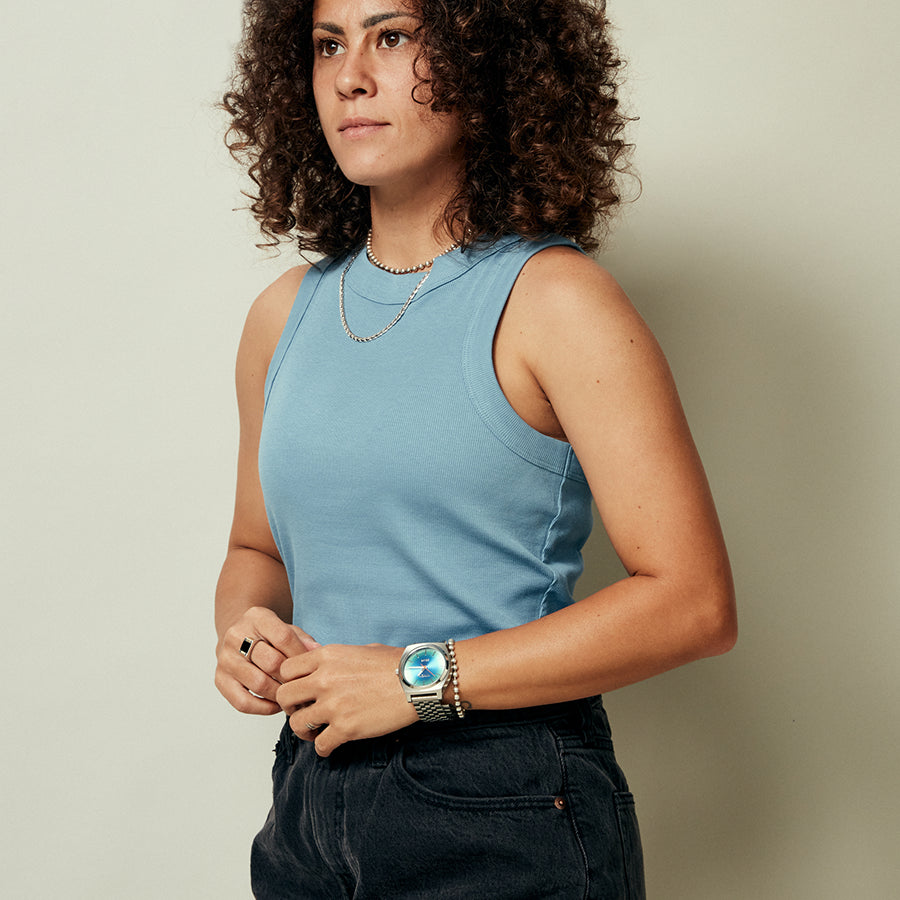 NIXON A1369-5201 BOLD SILVER & BLUE - DYNAMIC MEN'S TIMEPIECE FOR ADVENTURE & STYLE-i-Watch-3