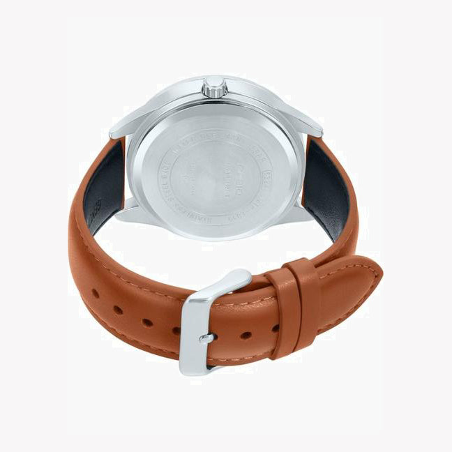 CASIO MTP-E319L-1BVDF ELEGANT ADVENTURER - MEN'S STYLISH LEATHER WATCH WITH BLACK DIAL-i-Watch-2