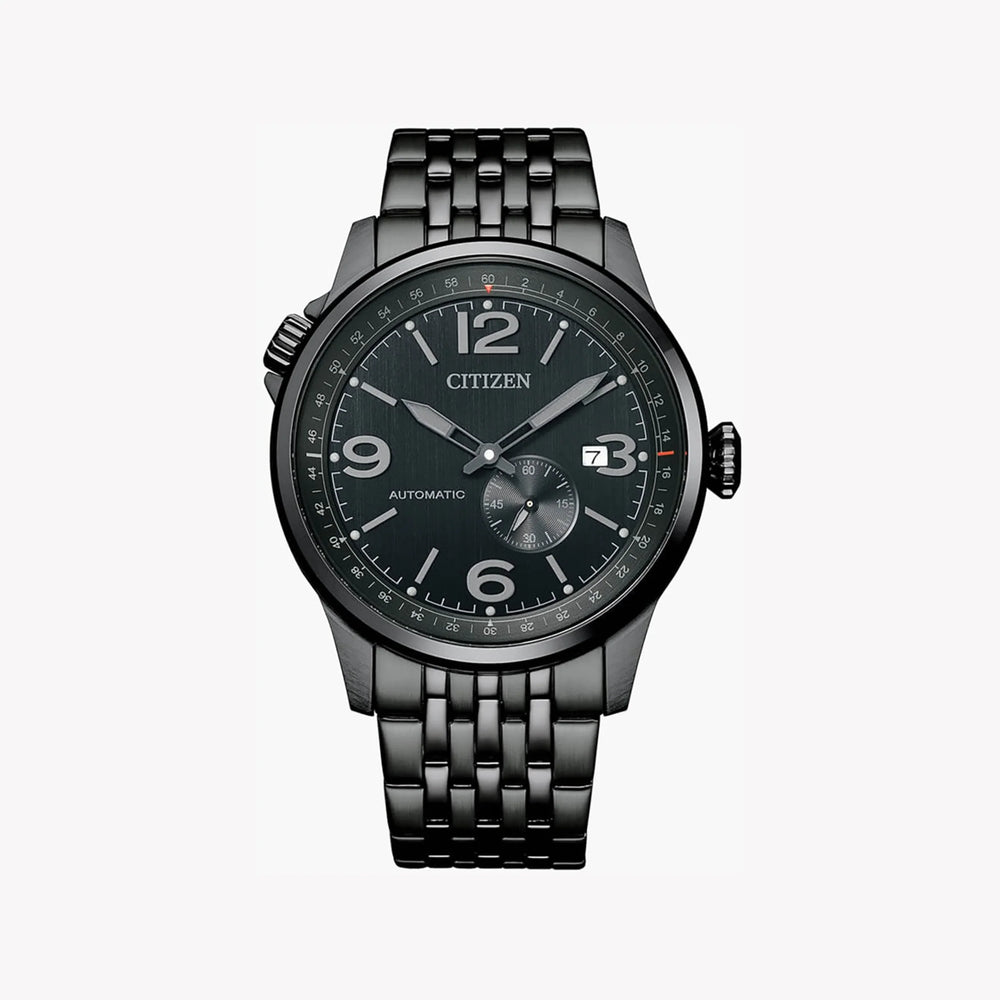Citizen Nj0147-85e - Modern Elegance Automatic Men's Watch With Black Stainless Steel Bracelet by i-watch
