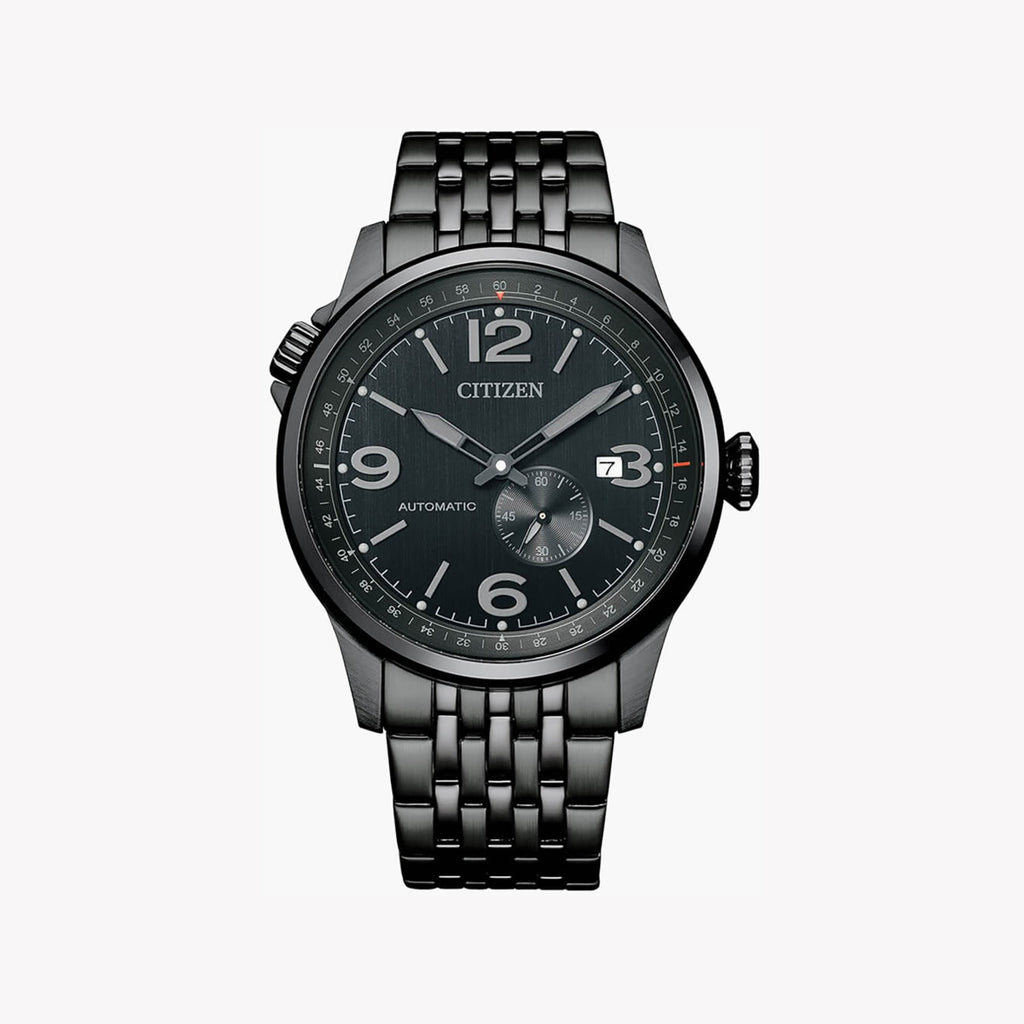 CITIZEN NJ0147-85E - MODERN ELEGANCE AUTOMATIC MEN'S WATCH WITH BLACK STAINLESS STEEL BRACELET