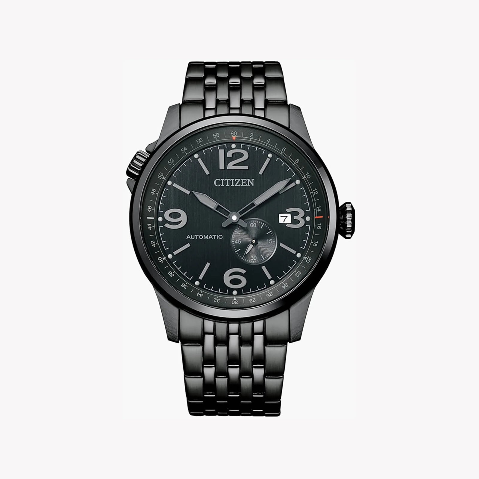 Citizen Nj0147-85e - Modern Elegance Automatic Men's Watch With Black Stainless Steel Bracelet by i-watch