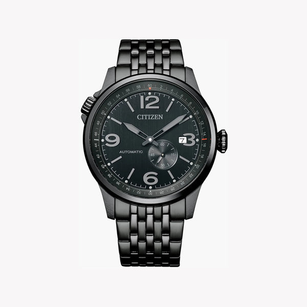 Citizen Nj0147-85e - Modern Elegance Automatic Men's Watch With Black Stainless Steel Bracelet by i-watch