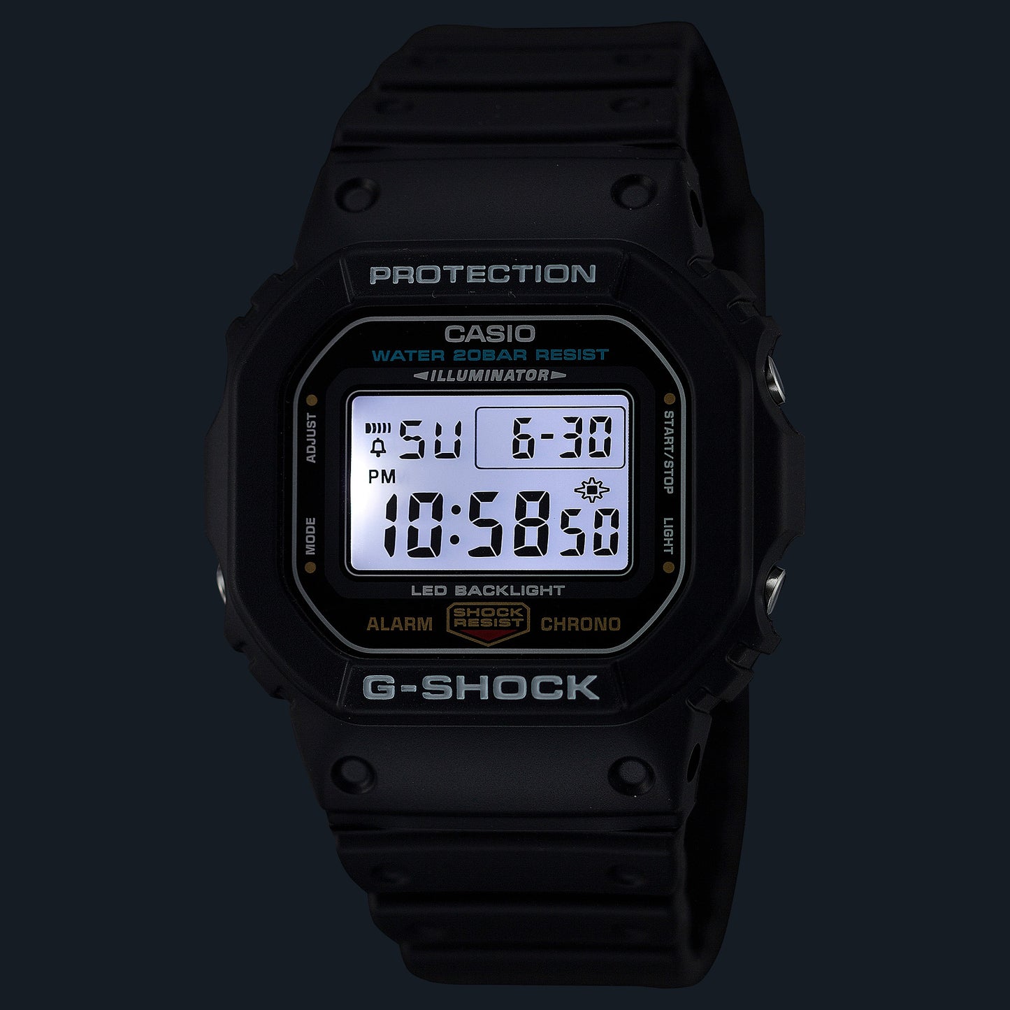 CASIO G-SHOCK DW-5600UE-1 THE ORIGIN - BLOCK BLACK SERIE Men's Watch