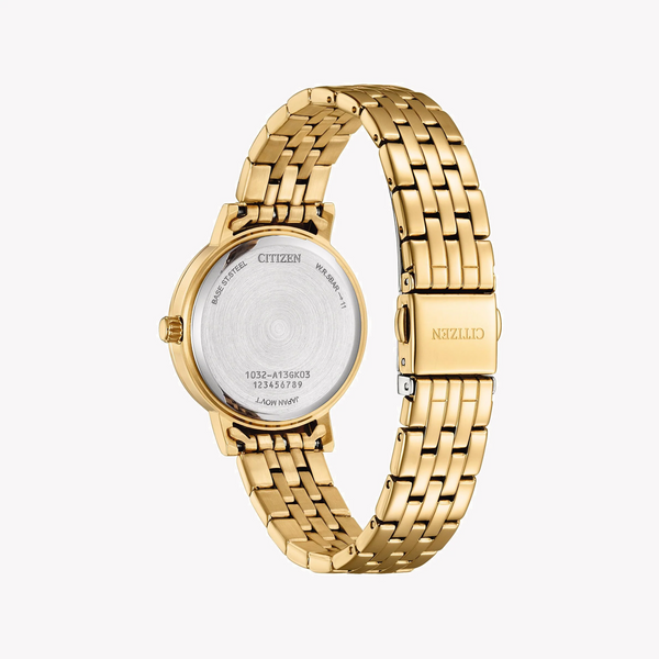 Citizen Women's Gold Watch, Pearl Dial | El3103-57d by i-watch