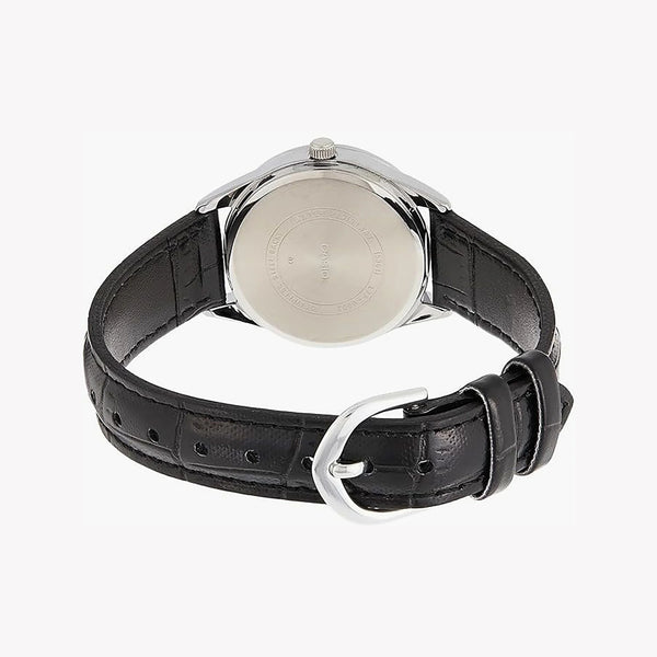 Timeless Elegance Women's Silver Leather Watch, Silver Dial | Ltp-V005l-7aud by i-watch